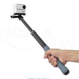 تصویر مونوپاد کربن 120 سانتیمتر - تلسین - مخصوص دوربین‌های ورزشی و 360 درجه ا TELESIN 1.2m Carbon Fiber Selfie Stick for Action Cameras TELESIN 1.2m Carbon Fiber Selfie Stick for Action Cameras