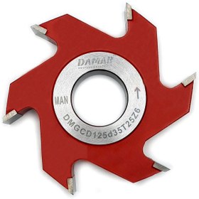 تصویر توپی شیارزن دامار مدل DMGCD125d35T25Z6 