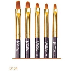 تصویر قلم گریم ورژن vergen - قلم گریم سر گرد سایز ۴ مدل D104 