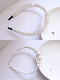 تصویر تل سر مجلسی مرواریدی 