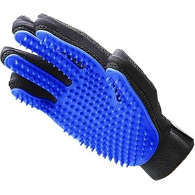 تصویر دستکش ماساژ و جمع کننده موی سگ و گربه Mio Grooming Glove For Pets