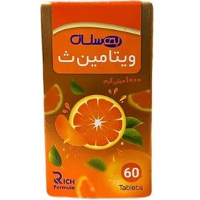 تصویر قرص ویتامین C 1000 میلی‌گرم بهستان 60 عددی Behestan Vitamin C 1000 mg Tablets 60 Count