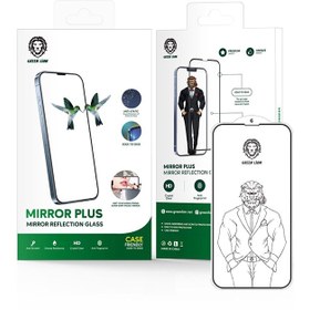 تصویر گلس آینه ای گرین آیفون 13 پرو مکس Green Lion Mirror Plus Glass iPhone 13 Pro Max 
