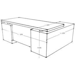 تصویر میز مدیریت هیراد مدل M801 