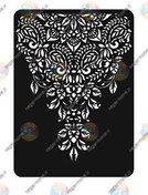 تصویر فایل وکتور شابلون طرح اسلیمی گل 