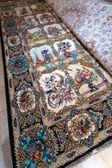 تصویر فرش دستبافت ابریشم تبریز؛ شاهکاری از هنر و اصالت ایرانی Tabriz Handmade Silk Carpet; A Masterpiece of Iranian Art and Authenticity