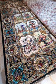 تصویر فرش دستبافت ابریشم تبریز؛ شاهکاری از هنر و اصالت ایرانی Tabriz Handmade Silk Carpet; A Masterpiece of Iranian Art and Authenticity