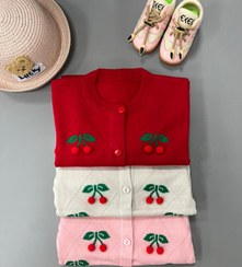 تصویر ژاکت بافت گیلاس32 - صورتی / 50 