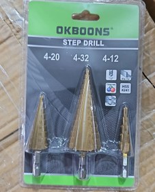 تصویر مته کاجی ۳ عددی OKBOONZ 