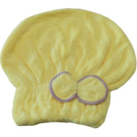 تصویر حوله کلاهی مدل پولیشی 