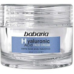 تصویر کرم آبرسان باباریا مدل هیالورونیک اسید حجم ۵۰ میل مناسب انواع پوست 
