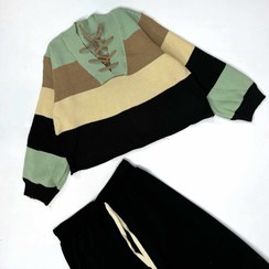 تصویر بلوز بافت راه راه 