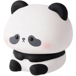 تصویر چراغ خواب سیلیکونی پاندا نشسته 