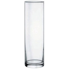 تصویر گلدان و ظرف و تنگ استوانه شیشه ای قطر 6ونیم ارتفاع 3سانت 
