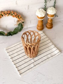 تصویر لیوان حصیری-جاقاشقی حصیری 