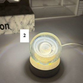 تصویر چراغ گوی شیشه ای - یک 