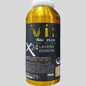 تصویر کراتین 24 لایه وی کی VK X24 LAYERS KERATINحجم 1400 میل 