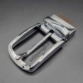 تصویر سگک چرخشی مردانه 3/5 سانت نیکل Men's turning belt buckle