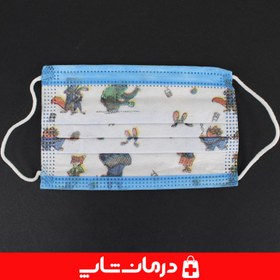 تصویر ماسک کودک رادین سه لایه عروسکی ۵۰ عددی ماسک پارچه ای