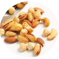 تصویر آجیل 4 مغز شور زعفرانی 