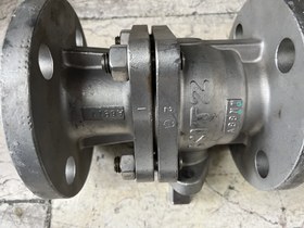 تصویر شیر توپی 1 * 2 اینچ دو تیکه ردیوسبور کلاس 150 جنس بدنه 10K/40A S13A CF8M BALL VALVE 2*1" #150 CF8M 10K/40A S13A