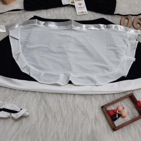 تصویر ست کاستوم خدمتکار فانتزی زنانه ۵ تکه سایز ۳۸-۴۲ کد D062 Women's lingerie