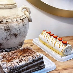 تصویر کیک تخته ای شکلاتی 