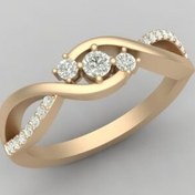 تصویر انگشتر زنانه طلا مدل Z368 