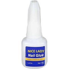 تصویر چسب ناخن مصنوعی نایس لیدی مدل NG حجم 10 میلی لیتر Nice Lady artificial nail glue, model NG, volume 10 ml