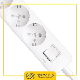 تصویر سه راهی و شارژر شیائومی مدل Mi Power Strip 3 _ XMCXB04QM Mi Power Strip 3 Sockets/3 USB Ports