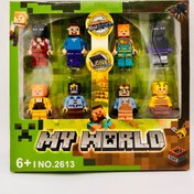 تصویر مینی شخصیت مانکرافت ۸ عددی 