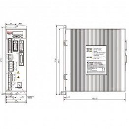 تصویر سروو درایو کینکو مدل FD422-LA-00 سری | kinco servodrive FD series 