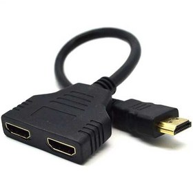 تصویر کابل تبدیل 1 به 2 HDMI ا conversion cable 1 to 2 HDMI conversion cable 1 to 2 HDMI