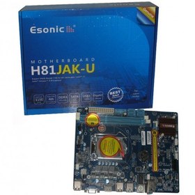 تصویر مادربورد ایسونیک MOTHERBOARD ESONIC H81JAK-U 