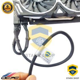 تصویر کابل 8 پین گرافیک پاور 1000w او سی پی سی (OCPC) مدل GD1000M Gold 