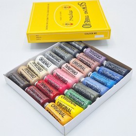 تصویر قرقره نخ خیاطی 24 رنگ اورجینال 