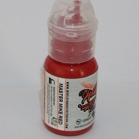 تصویر رنگ تاتو 15 میل اصلی مستر مایک رد MASTER MIKE RED 