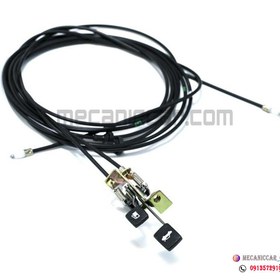 تصویر سیم (کابل) رها کننده درب صندوق عقب و باک پراید 111 جی ای اس پی Control cable