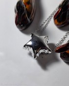 تصویر گردنبند استیل مدل ستاره 