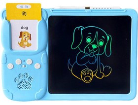 تصویر تخته دیجیتال آموزش نقاشی و نوشتن سخنگو Talking Flash Cards, Early Education Machine with LCD Writing Tablet for Toddlers 