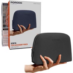 تصویر کیف لوازم جانبی Porodo PDLFSTPBK Geneva Tech Porod PDLFSTPBK Geneva Tech Accessory Pouch