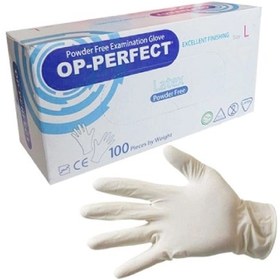 تصویر دستکش لاتکس مدل op-perfect - S OP-PERFECT