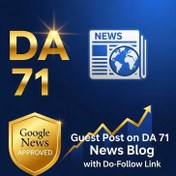 تصویر انتشار پست مهمان در سایت خبری با دامین آتوریتی ۷۱ (لینک فالو دائمی) 