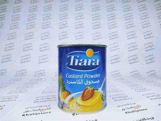 تصویر پودر کاستر تيارا قوطی 300 گرم tiara مدل custard powder Tiara Custard Powder 300gr