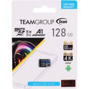 تصویر رم میکرو 128 گیگ تیم گروپ TeamGroup Elite A1 V30 U3 100MB/s TeamGroup Elite A1 V30 U3 100MB/s 128GB Micro SD Memory Card