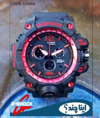 تصویر ساعت مچی مردانه جیشاک دو زمانه ساعت GSHOCK کد ASM66 