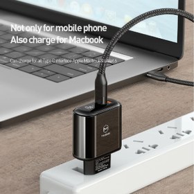 تصویر شارژر دیواری مک دودو مدل CH-7172 به همراه کابل تبدیل تایپ سی Mcdodo CH-7172 charger