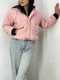 تصویر کاپشن کوتاه ، کت کوتاه پاییزه ، کاپشن کلاهدار ، کراپ کت پاییزه سایز ۳۶ الی ۴۴ 