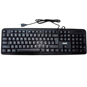 تصویر کیبورد enet مدل K120 با حروف فارسی ا k120 enet keyboard k120 enet keyboard