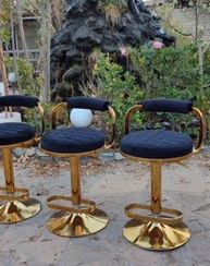 تصویر صندلی اپنی زیمر - چرم سفید / چرم مشکی مات 